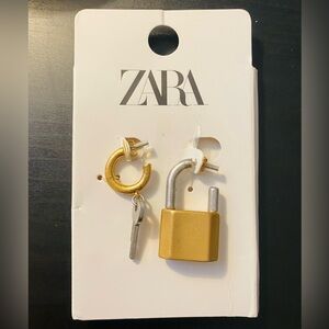 ZARA earrings. NEVER WORN. ORIGINAL PACKAGING.